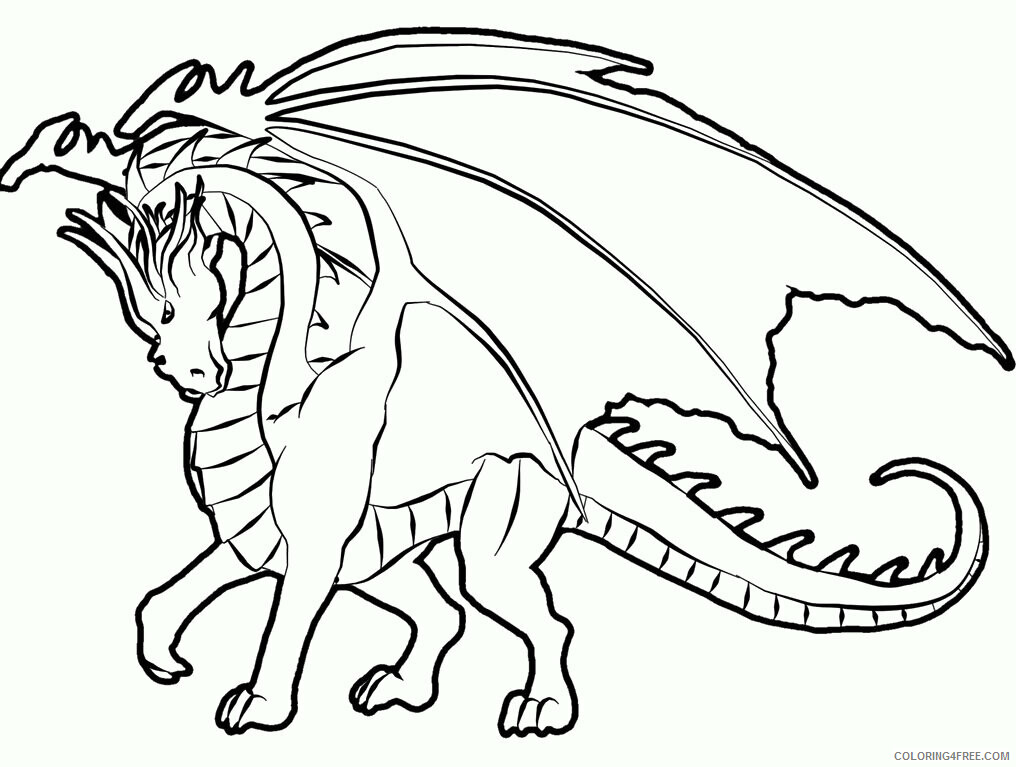 Dragon Coloring Sheets Animal Coloring Pages Printable 2021 1377 Coloring4free