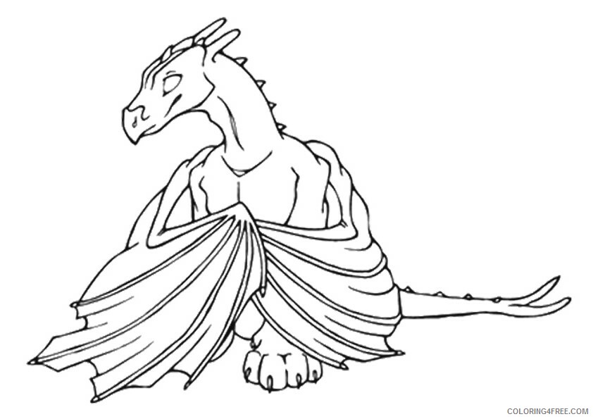 Dragon Coloring Sheets Animal Coloring Pages Printable 2021 1379 Coloring4free