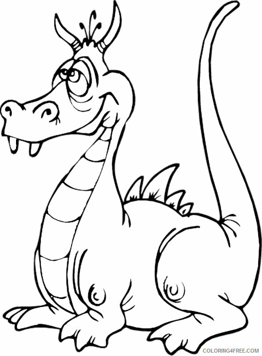 Dragon Coloring Sheets Animal Coloring Pages Printable 2021 1395 Coloring4free