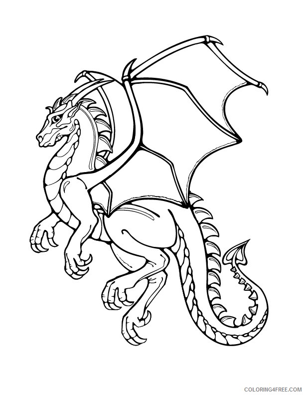Dragon Coloring Sheets Animal Coloring Pages Printable 2021 1406 Coloring4free