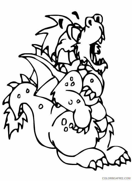 Dragon Coloring Sheets Animal Coloring Pages Printable 2021 1413 Coloring4free