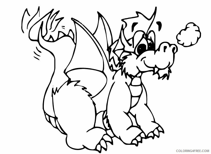 Dragon Coloring Sheets Animal Coloring Pages Printable 2021 1415 Coloring4free