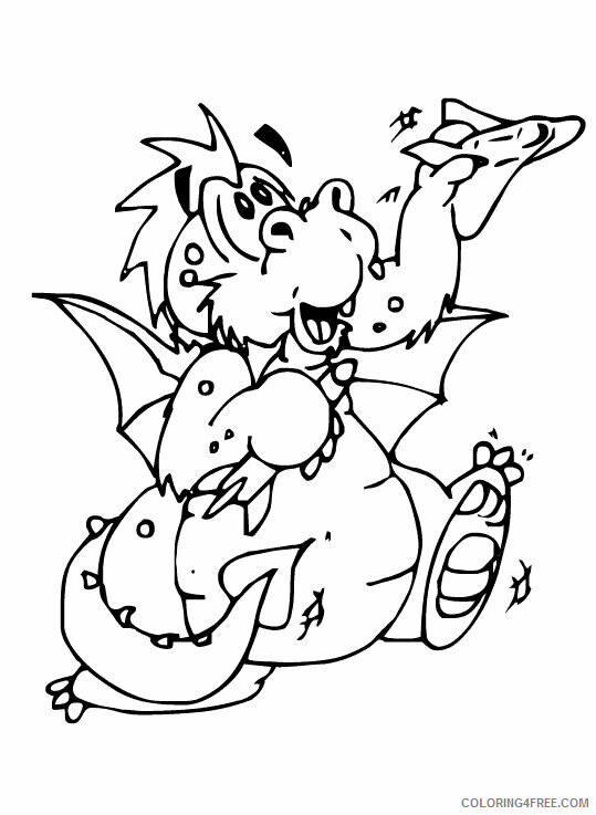 Dragon Coloring Sheets Animal Coloring Pages Printable 2021 1417 Coloring4free