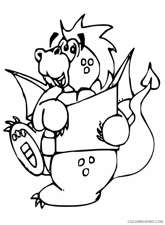 Dragon Coloring Sheets Animal Coloring Pages Printable 2021 1419 Coloring4free
