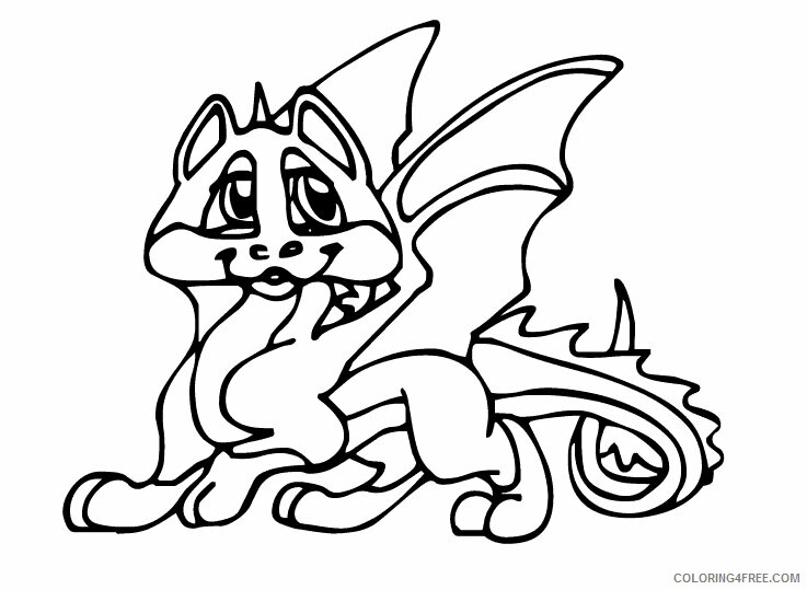 Dragon Coloring Sheets Animal Coloring Pages Printable 2021 1420 Coloring4free