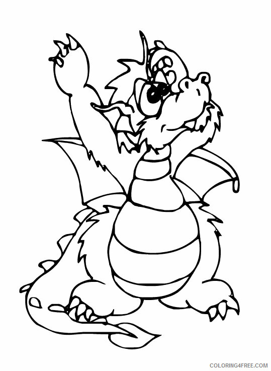 Dragon Coloring Sheets Animal Coloring Pages Printable 2021 1421 Coloring4free