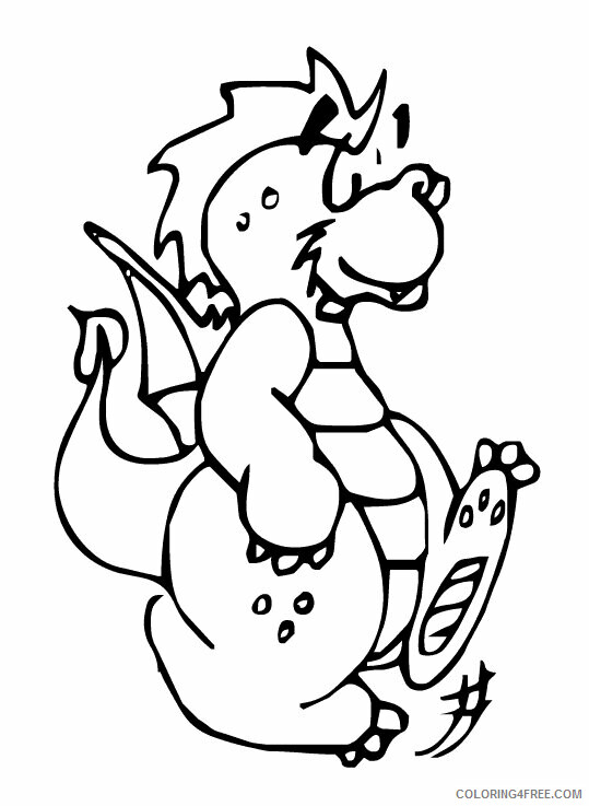 Dragon Coloring Sheets Animal Coloring Pages Printable 2021 1425 Coloring4free