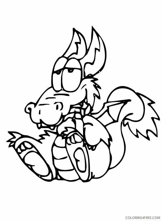 Dragon Coloring Sheets Animal Coloring Pages Printable 2021 1428 Coloring4free