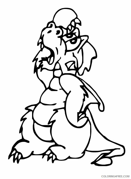 Dragon Coloring Sheets Animal Coloring Pages Printable 2021 1431 Coloring4free