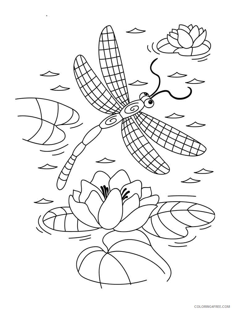 Dragonfly Coloring Pages Animal Printable Sheets Dragonfly 10 2021 1771 Coloring4free