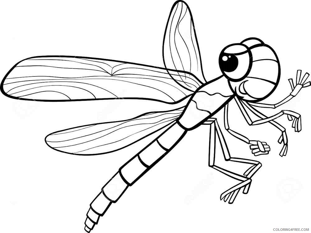 Dragonfly Coloring Pages Animal Printable Sheets Dragonfly 12 2021 1772 Coloring4free