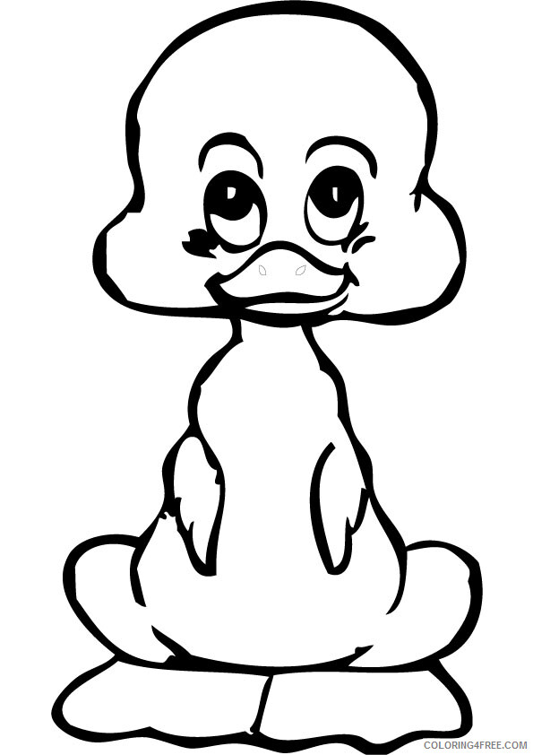 Duck Coloring Pages Animal Printable Sheets Download Duck 2021 1799 Coloring4free