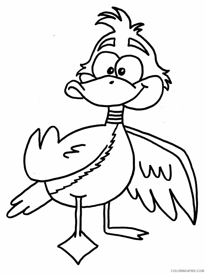 Duck Coloring Pages Animal Printable Sheets duck 2021 1801 Coloring4free