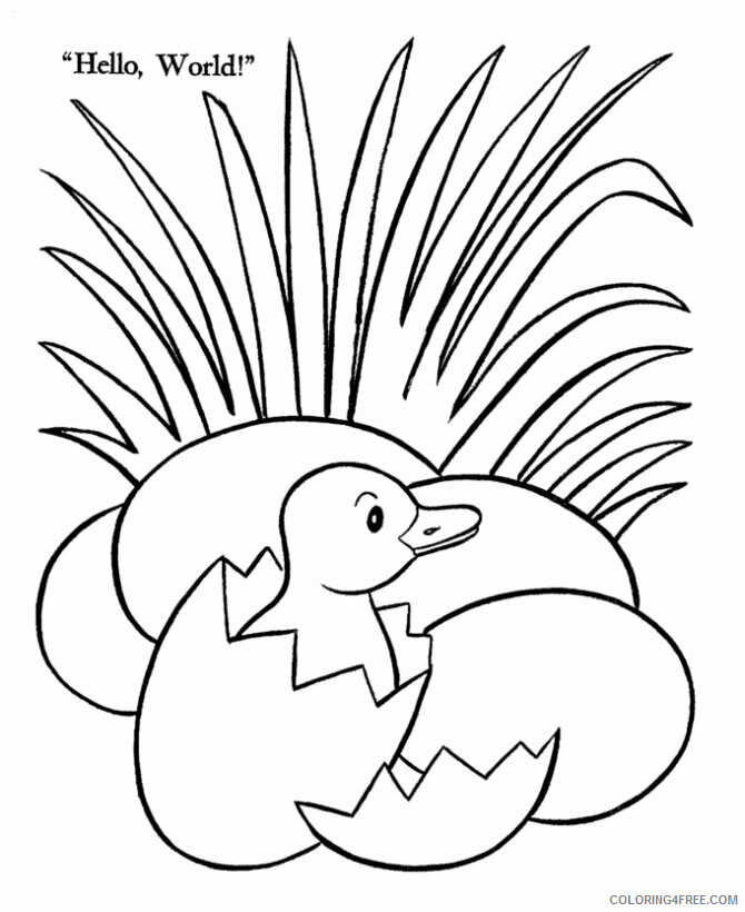 Duck Coloring Sheets Animal Coloring Pages Printable 2021 1468 Coloring4free