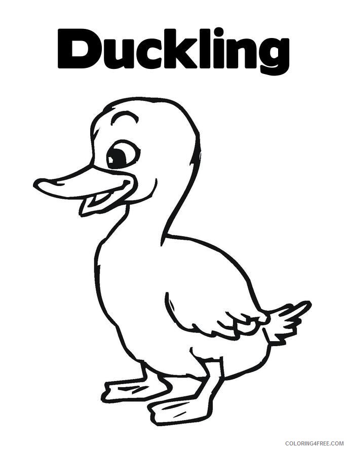 Duck Coloring Sheets Animal Coloring Pages Printable 2021 1471 Coloring4free