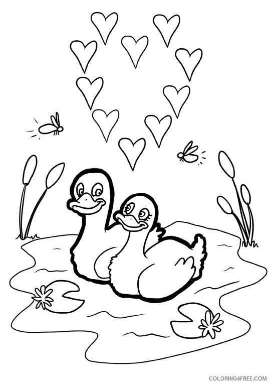 Duck Coloring Sheets Animal Coloring Pages Printable 2021 1485 Coloring4free