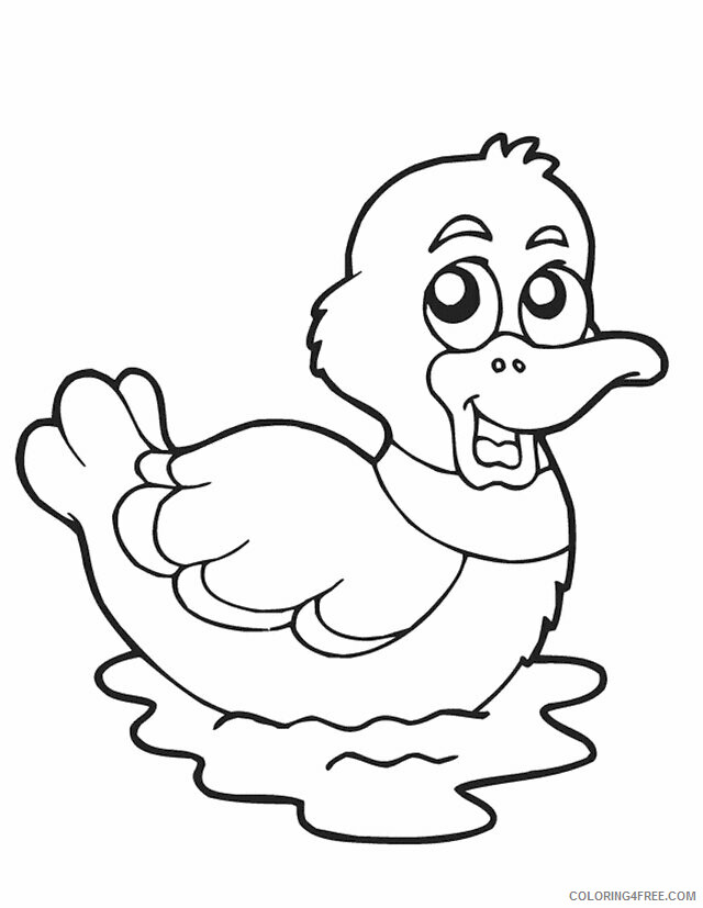 Duck Coloring Sheets Animal Coloring Pages Printable 2021 1486 Coloring4free