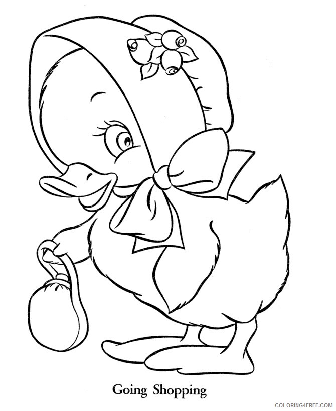 Duck Coloring Sheets Animal Coloring Pages Printable 2021 1490 Coloring4free
