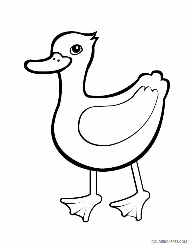 Duck Coloring Sheets Animal Coloring Pages Printable 2021 1512 Coloring4free