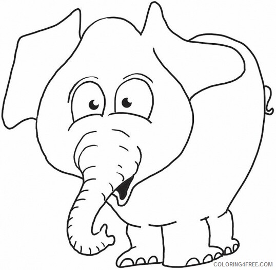Elephant Coloring Pages Animal Printable Sheets Download Elephant 2021 1948 Coloring4free
