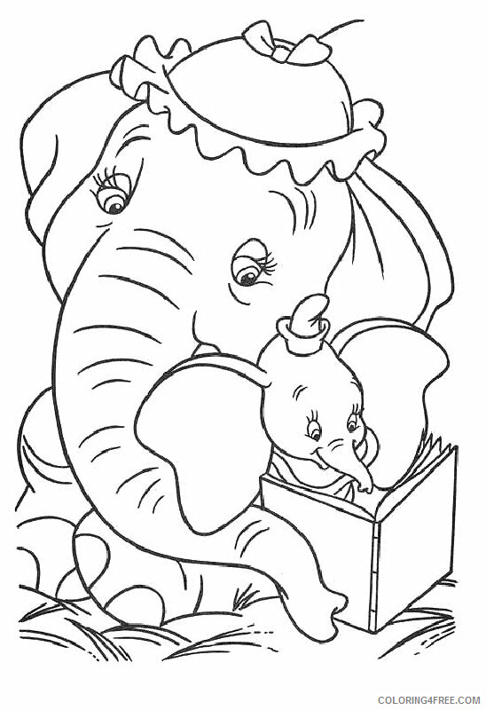Elephant Coloring Pages Animal Printable Sheets Print Elephant for Kids 2021 Coloring4free