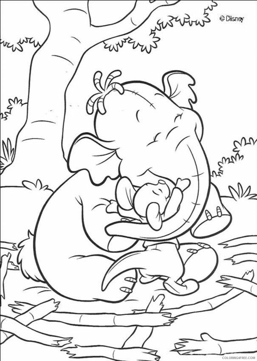 Elephant Coloring Pages Animal Printable Sheets Printable Elephant Kids 2021 Coloring4free