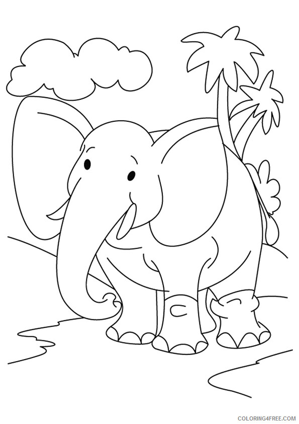 Elephant Coloring Sheets Animal Coloring Pages Printable 2021 1558 Coloring4free