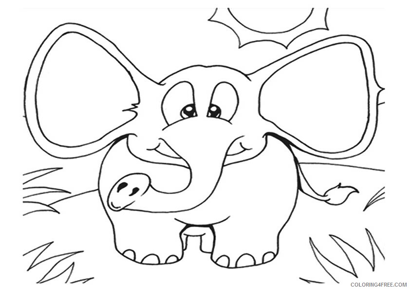 Elephant Coloring Sheets Animal Coloring Pages Printable 2021 1559 Coloring4free