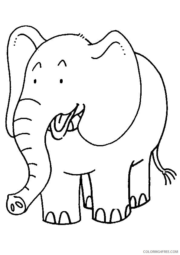 Elephant Coloring Sheets Animal Coloring Pages Printable 2021 1566 Coloring4free