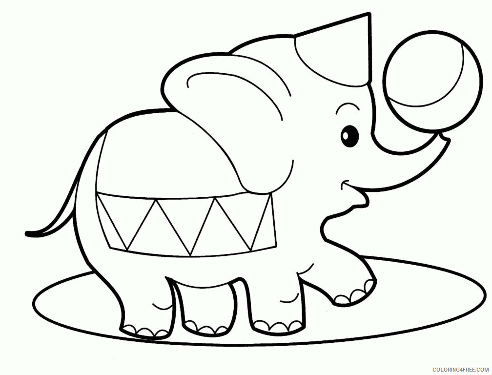 Elephant Coloring Sheets Animal Coloring Pages Printable 2021 1573 Coloring4free