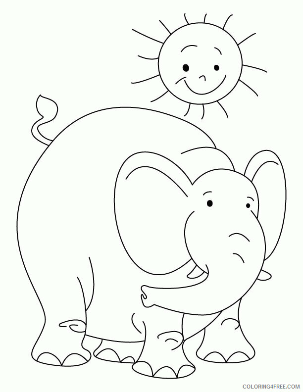 Elephant Coloring Sheets Animal Coloring Pages Printable 2021 1585 Coloring4free