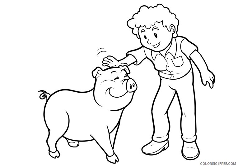 Farm Animal Coloring Sheets Animal Coloring Pages Printable 2021 1614 Coloring4free