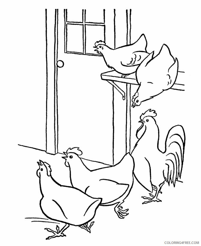 Farm Animal Coloring Sheets Animal Coloring Pages Printable 2021 1622 Coloring4free
