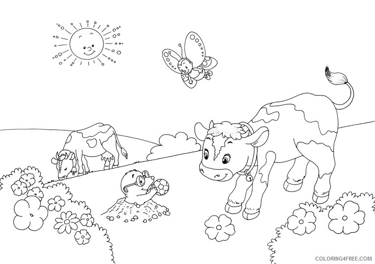 Farm Animal Coloring Sheets Animal Coloring Pages Printable 2021 1623 Coloring4free