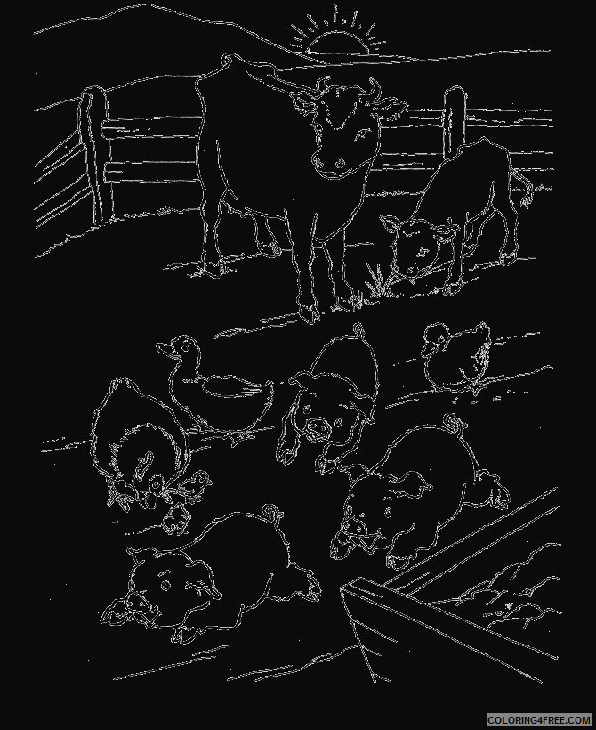 Farm Animal Coloring Sheets Animal Coloring Pages Printable 2021 1629 Coloring4free