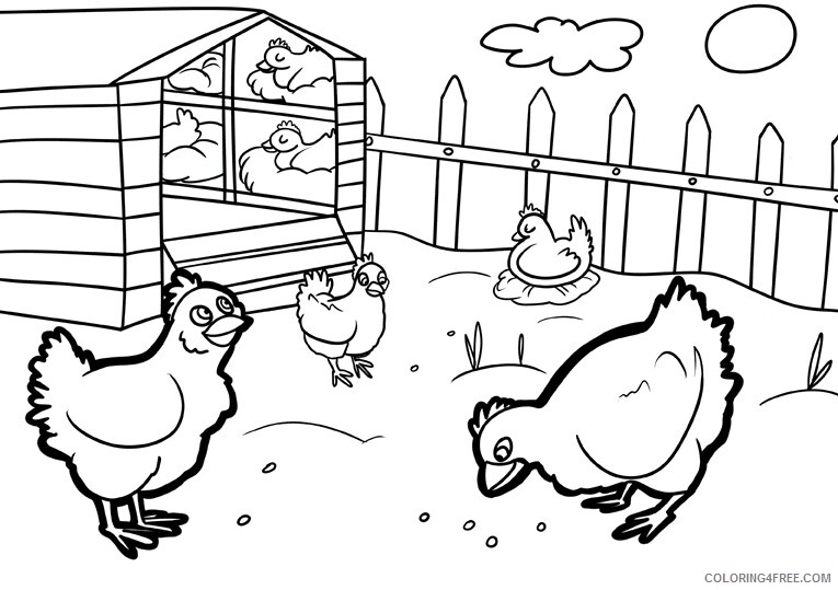 Farm Animal Coloring Sheets Animal Coloring Pages Printable 2021 1632 Coloring4free
