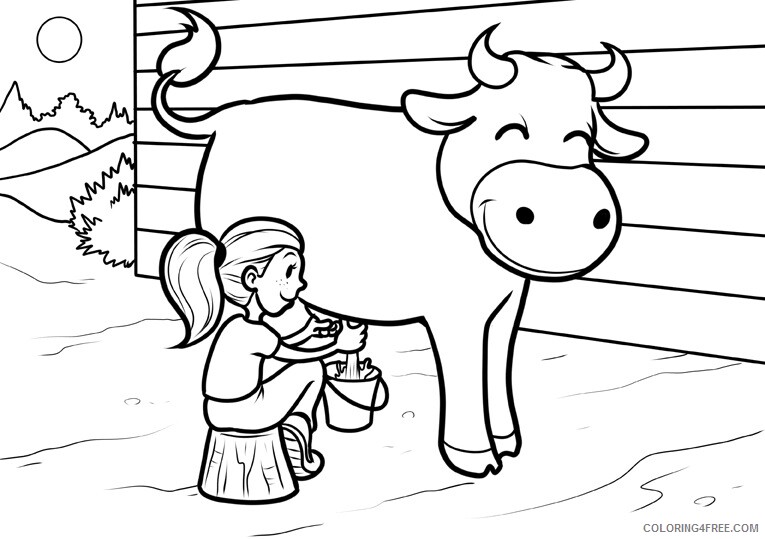 Farm Animal Coloring Sheets Animal Coloring Pages Printable 2021 1633 Coloring4free