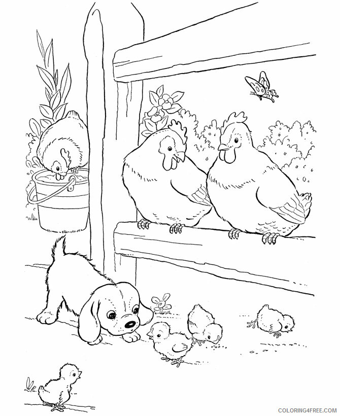 Farm Animal Coloring Sheets Animal Coloring Pages Printable 2021 1640 Coloring4free