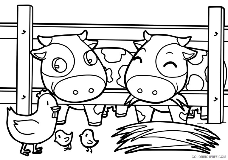 Farm Animal Coloring Sheets Animal Coloring Pages Printable 2021 1656 Coloring4free