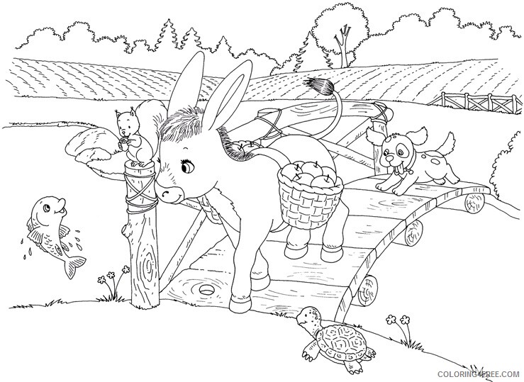 Farm Animal Coloring Sheets Animal Coloring Pages Printable 2021 1668 Coloring4free