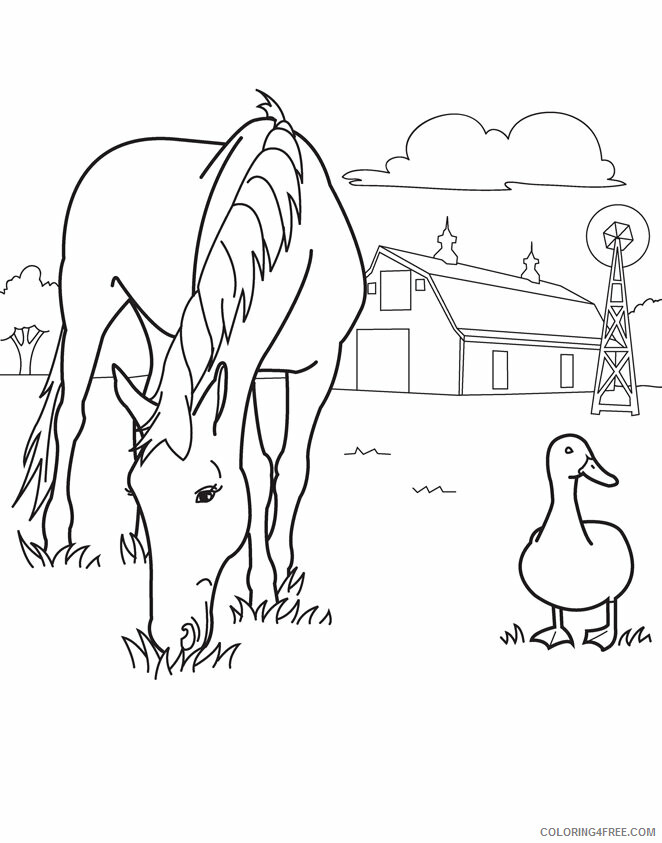 Farm Animal Coloring Sheets Animal Coloring Pages Printable 2021 1672 Coloring4free