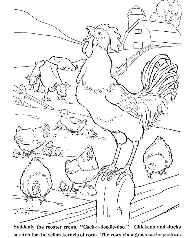 Farm Animal Coloring Sheets Animal Coloring Pages Printable 2021 1673 Coloring4free