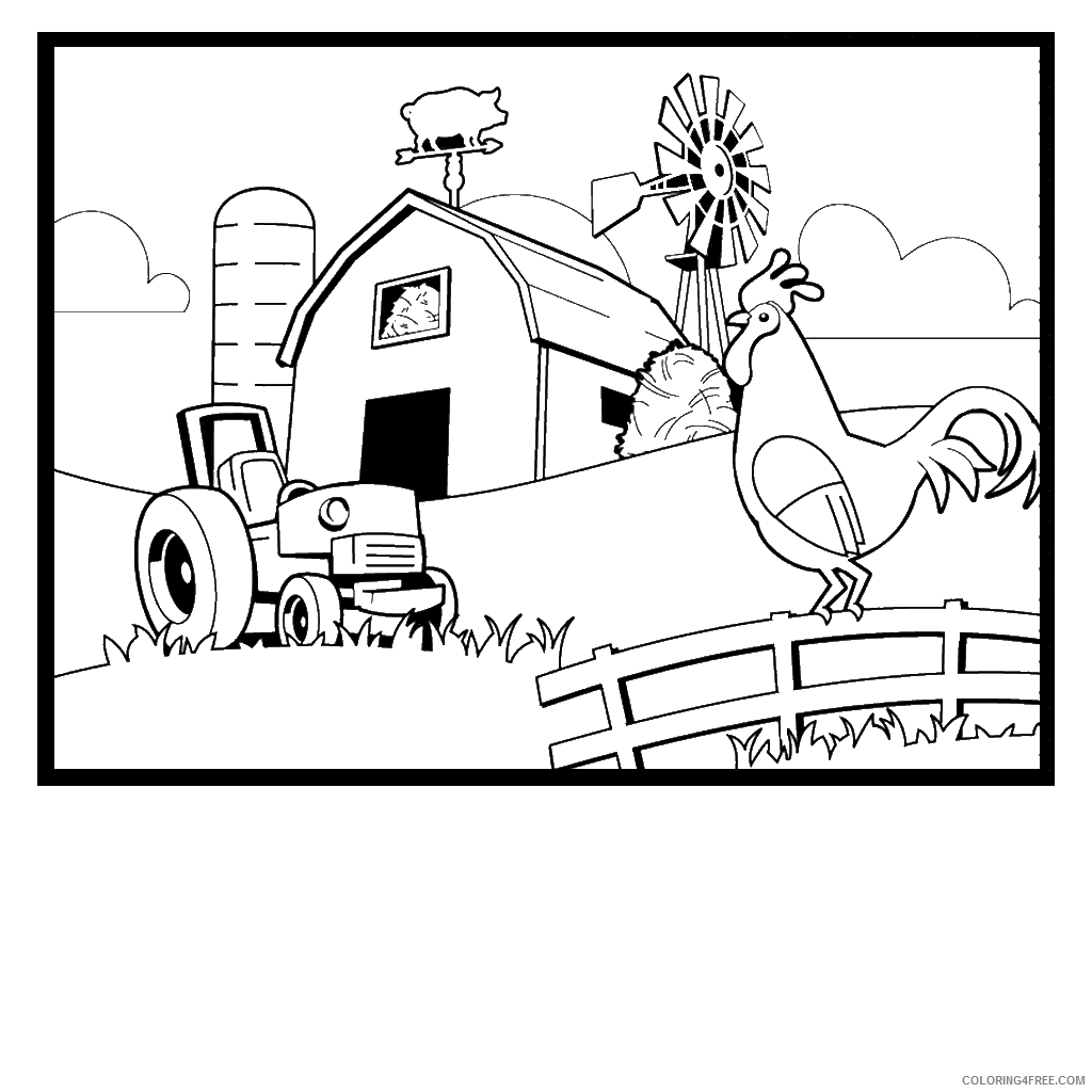 Farm Animal Coloring Sheets Animal Coloring Pages Printable 2021 1675 Coloring4free
