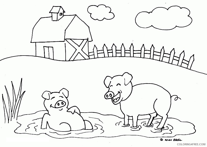 Farm Animal Coloring Sheets Animal Coloring Pages Printable 2021 1676 Coloring4free