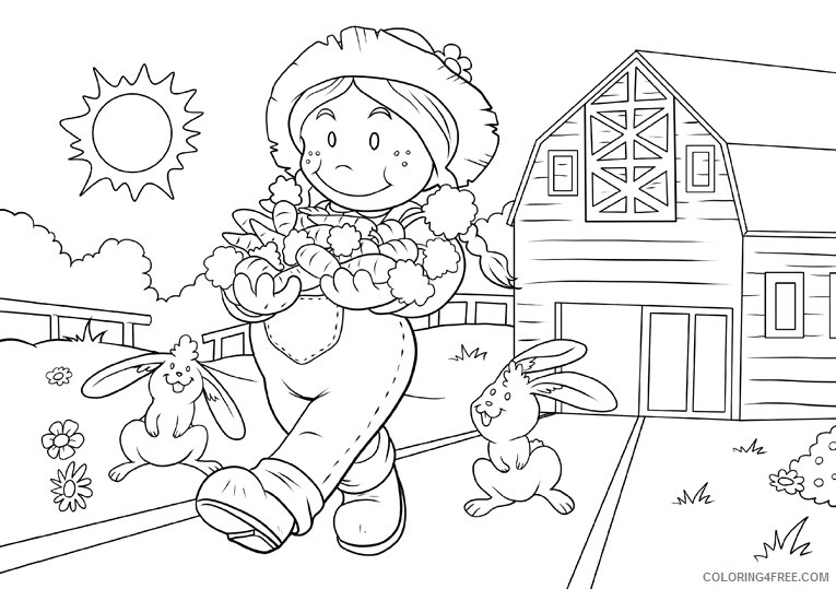 Farm Animal Coloring Sheets Animal Coloring Pages Printable 2021 1677 Coloring4free