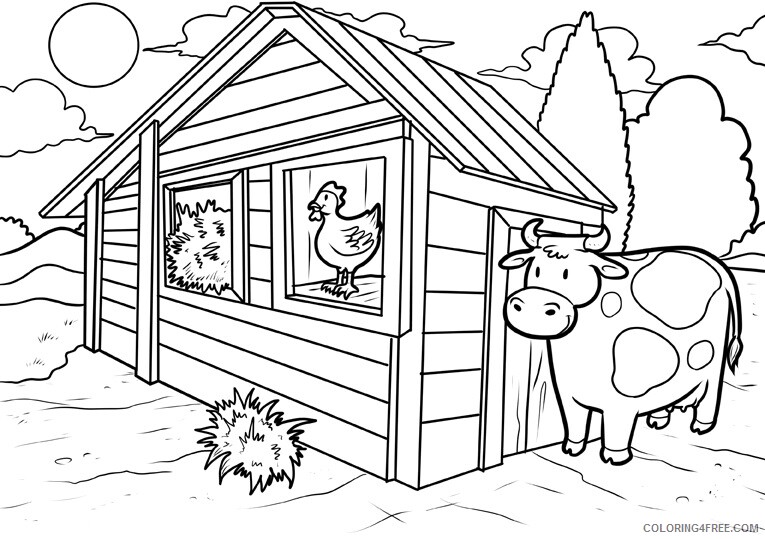 Farm Animal Coloring Sheets Animal Coloring Pages Printable 2021 1687 Coloring4free