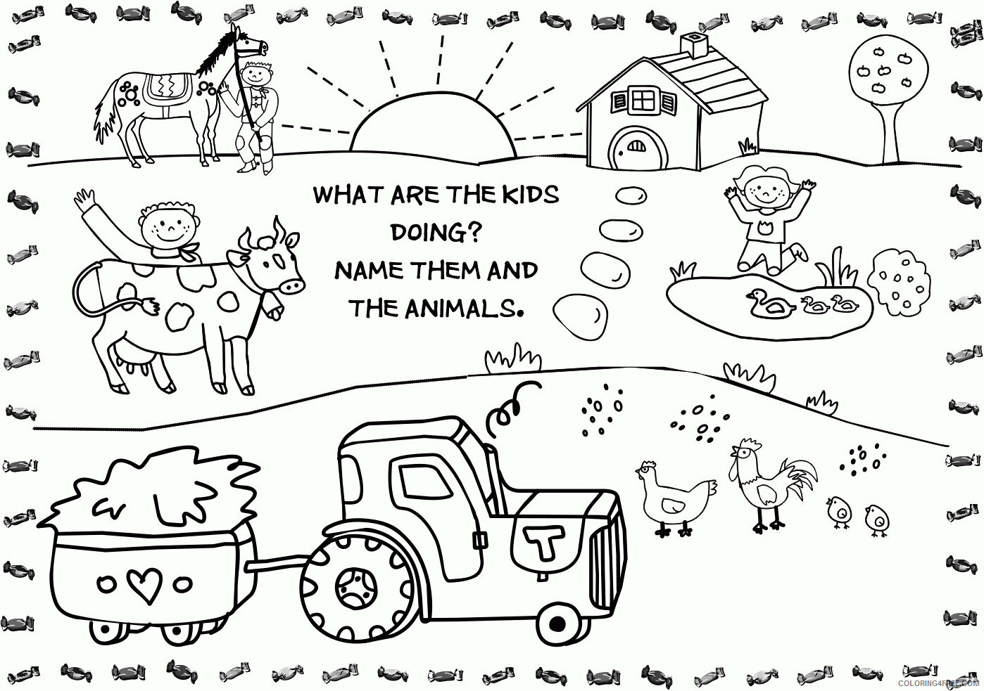 Farm Animal Coloring Sheets Animal Coloring Pages Printable 2021 1701 Coloring4free