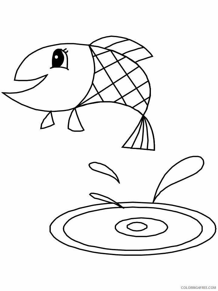 Fish Coloring Pages Animal Printable Sheets 10 2021 2049 Coloring4free