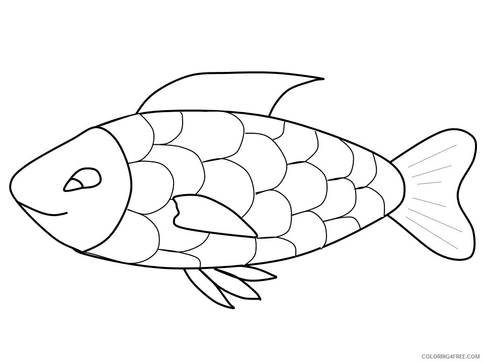 Fish Coloring Pages Animal Printable Sheets 13 2021 2052 Coloring4free