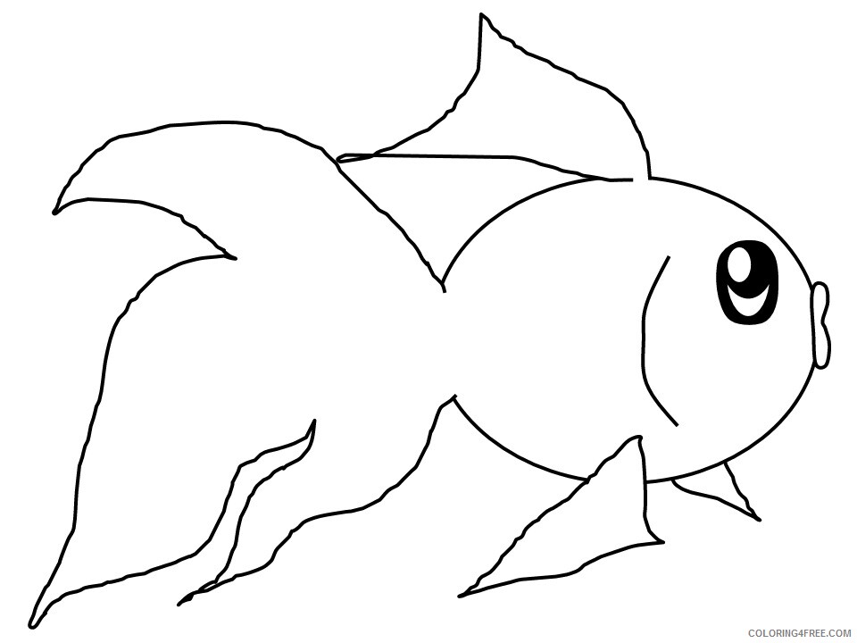 Fish Coloring Pages Animal Printable Sheets 14 2021 2053 Coloring4free